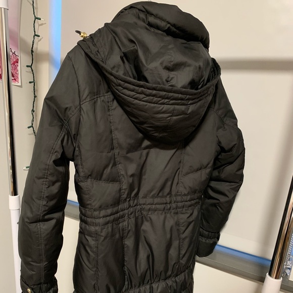 Long black winter jacket - Picture 4 of 4